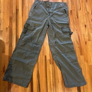 AE Dreamy Drape Stretch Super High-Waisted Cargo Baggy Wide-Leg Pant